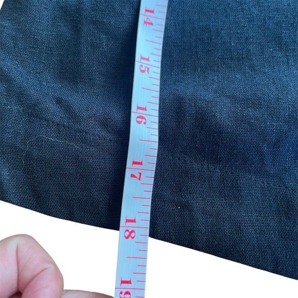 ✨NWT Abercrombie & Fitch High Waist Black Linen Pull On Shorts SZ XXL✨ - Picture 6 of 11